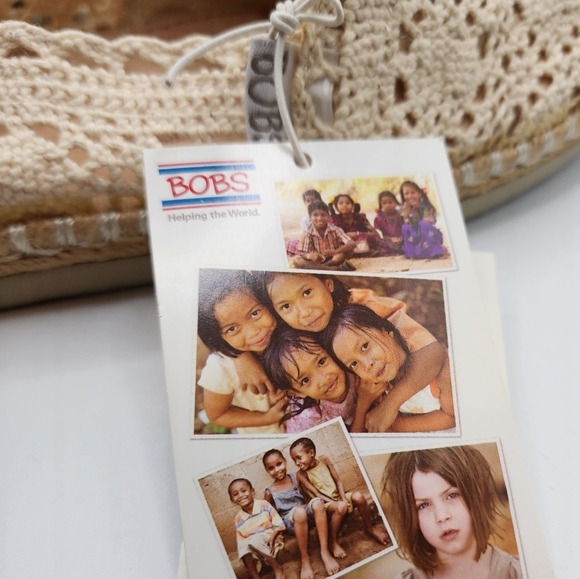NWT Bobs lace crochet loafer Casual shoes 10 Natural Douly Flats cream Cottage - Picture 14 of 14